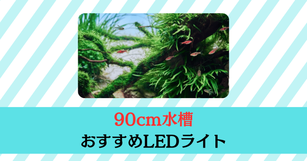 90cm 失敗しない90cm水槽ライトおすすめランキングTOP7 | アクアリウムブログといえばアクラボ