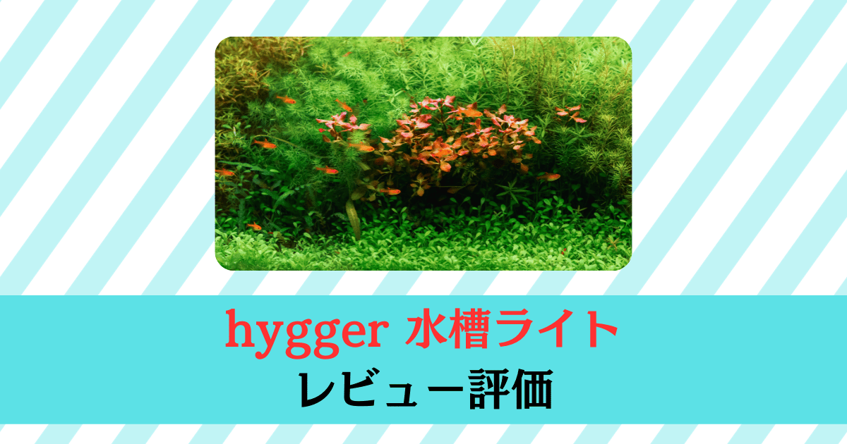 hygger 水槽ライトレビュー評価