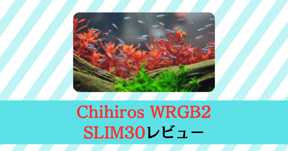 Chihiros LED WRGB2 SLIM30レビューと買うべきかの評価 | アクアリウム